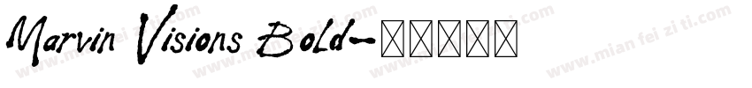 Marvin Visions Bold字体转换
